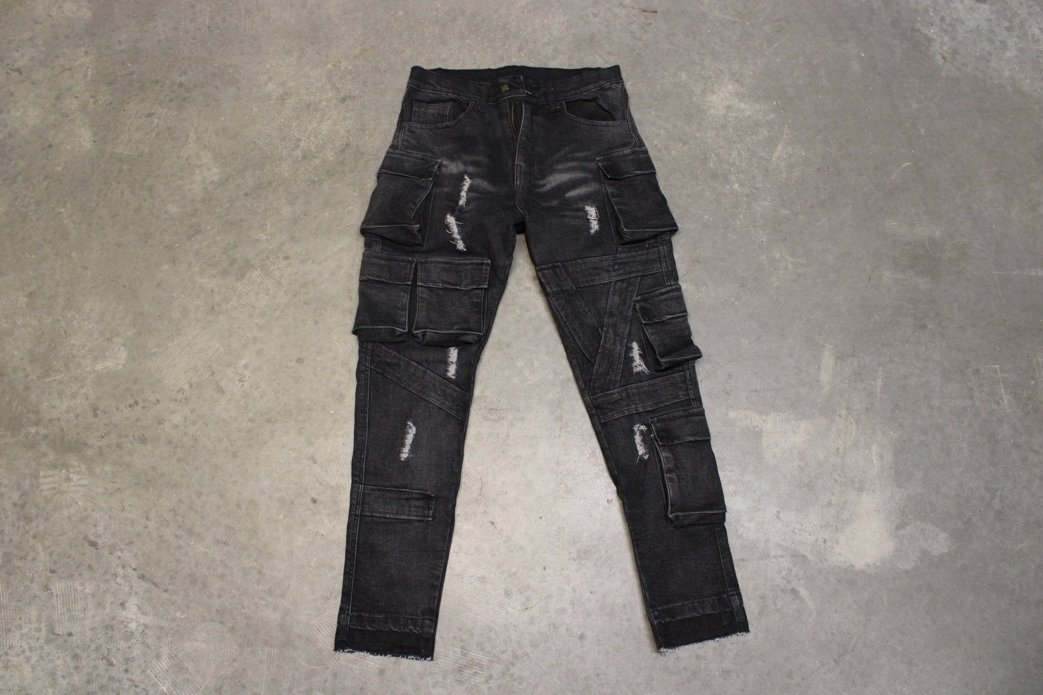 Men's Cargo Denim Jeans - Humble Beast Clothing