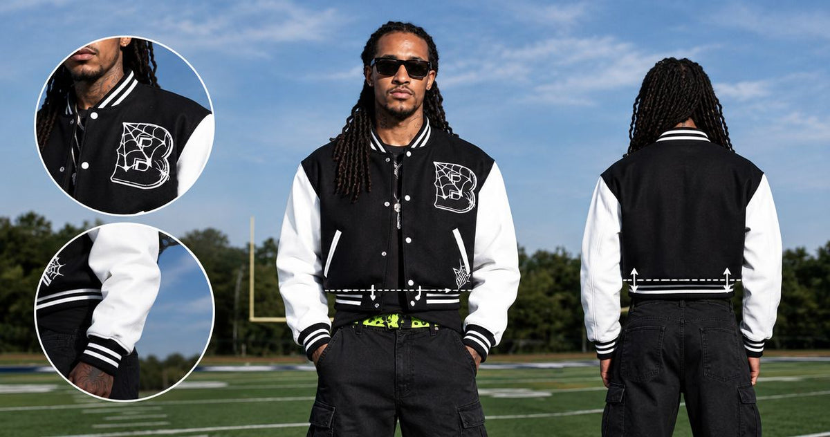 How should a cropped varsity jacket fit? - Humble Beast Clothing