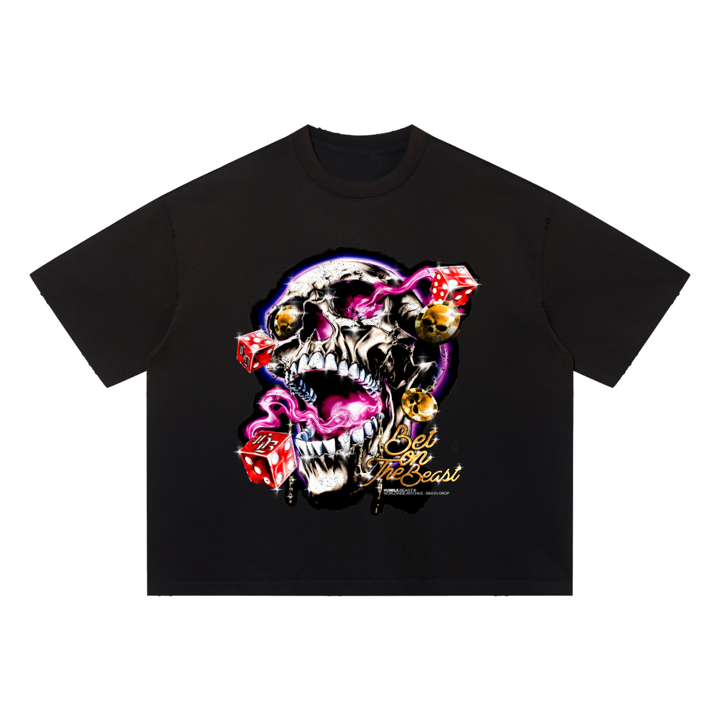 Unisex Sun Fade Distressed Boxy T-Shirt