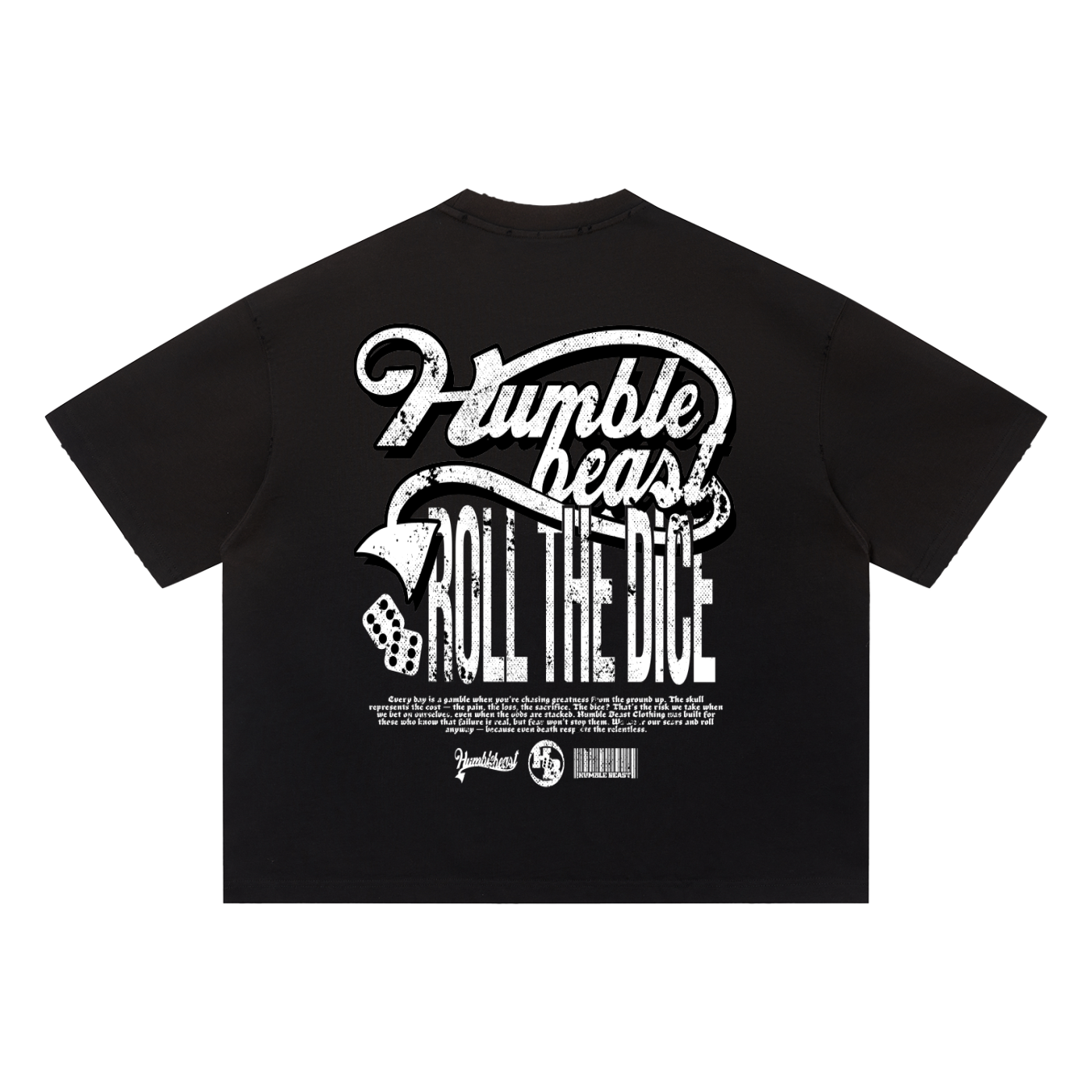 Unisex Sun Fade Distressed Boxy T-Shirt