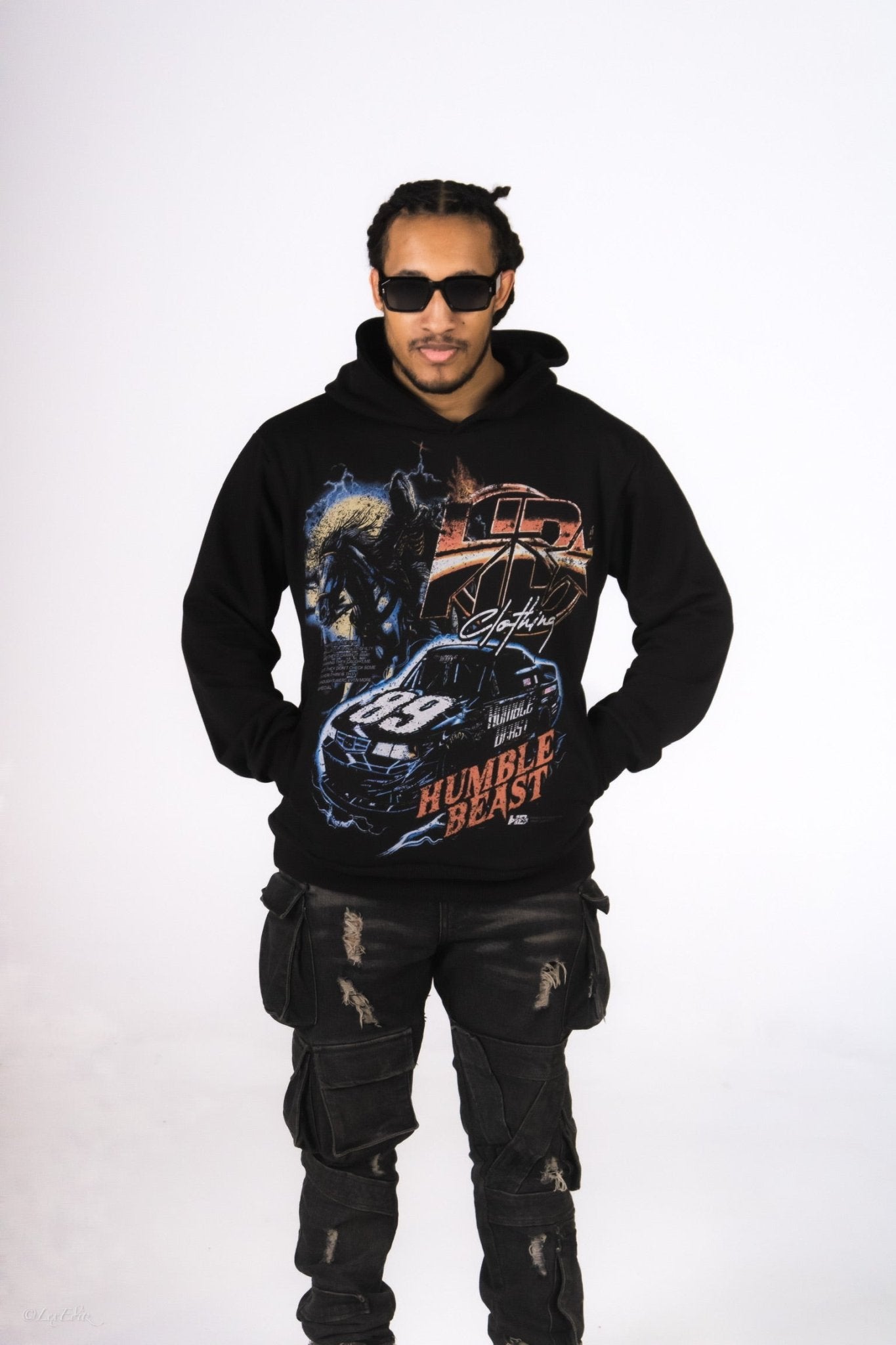 Men's Cargo Denim Jeans - Humble Beast Clothing